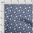 thumbnail image 1 of oneOone Georgette Viscose Fabric Triangle Geometric Printed Fabric 1 Yard 42 Inch Wide, 1 of 5