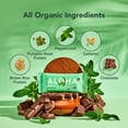 thumbnail image 4 of Aloha Barre Protéinée Biologique - Saveur Chocolat-Menthe Végétale (12 Barres), 4 of 6