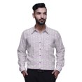thumbnail image 1 of BESTMAN Chemise en Coton Imprimée avec Poches Col Évasé Boutonnée Chemise Formelle, 1 of 5