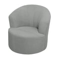 thumbnail image 1 of Housse Extensible pour Fauteuil Tonneau Pivotant, Housse Élastique pour Fauteuil Inclinable Moderne, Housse de Canapé de Club, Lavable à la Machine, Gris (1 Pcs), 1 of 7