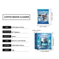 thumbnail image 4 of Coffee Machine Cleaning Tablets For Descaling And Stain Removal Effective Maintenance For Espresso Machines And Drip Coffee Makers Box Of Tablets 0.176 Pounds 1 Package, 4 of 9