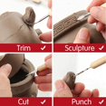 thumbnail image 5 of 11pcs Pottery Tool Ceramic Pottery Clay Sculpting Tools Clay Modeling Tools for, 5 of 5