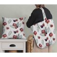 thumbnail image 5 of Soimoi White polyester Crepe Fabric Pomegranate & Fig Fruits Printed Fabric 1 Yard 42 Inch Wide, 5 of 5