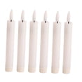 thumbnail image 2 of 6x LED Pillar Candles Tabletop Decoration Decorative Candles for Holiday Wedding White, 2 of 9