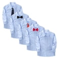thumbnail image 5 of Nmmacb Chemise Habillée à Manches Longues pour Garçons, Col Boutonné, avec Cravate, 2-14 Ans, 5 of 5