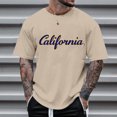thumbnail image 2 of LUOGENLI T-shirts pour Homme pour Hommes T-Shirt à Imprimé Floral à Manches Courtes à Col Rond pour Tenue Décontractée T-shirts pour Homme T-Shirt Graphique Fête de la Saint-Patrick Beige TG, 2 of 4