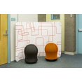 thumbnail image 2 of Safco Zenergy Active Swivel Ball Office Chair in Orange, 2 of 5