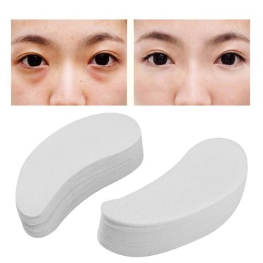 AMONIDA 160 Pcs Disposable Eye Eyelash Extension Fabrics Pads Stickers Patches Eye Paper Dark Circles Remover Makeup Beauty Tool