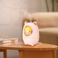 thumbnail image 3 of Birdeem Humidifier Home Fragrance Diffuser Air Bedroom Essential Oil Diffusers Small Essential Oil Diffuser Home Diffuser Home Scent Diffuser Mini Diffuser Abs Household with Lights Office(Cute Cats), 3 of 5
