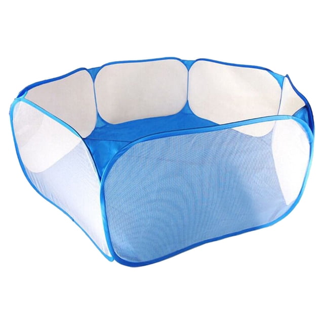 1pc Playpen Ball Pool Net Foldable Ball Pool Tent Ocean Balls Fence Ball Pit Playpen (Blue)