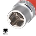 thumbnail image 4 of Unique Bargains 1/2-Inch Drive by 13mm Shallow Socket w Red Band, Cr-V, 6-Point, Metric, 4 of 4