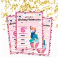 thumbnail image 2 of Darling Souvenir Pink Birthday Invitation Card Printable Elegant Fill or Write In Blank Party Invites 28 Pcs 5 x 7 Inches, 2 of 5
