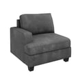 thumbnail image 4 of HONBAY Left Arm of Modular Sectional Corduroy Sofas, Grey, 4 of 5