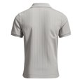 thumbnail image 3 of Styesk T-Shirts pour Homme Chandail à Fermeture Éclair Imprimé Col à Revers Manches Longues Col Rabattu Blouse Chemise, 3 of 4