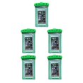 thumbnail image 3 of Transemion Waterproof Underwater Case Cover Bag Dry Pouch for Mobile Phone green 5Set, 3 of 6