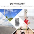 thumbnail image 3 of Minkissy 1Set Grass Volleyball Net Replacement Equipment For Families Friends Recreational Games 374X39X0.16In, 3 of 7