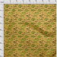 thumbnail image 4 of oneOone Cotton Poplin Rust Brown Fabric Ocean Fish Sewing Craft Projects Fabric Prints By Yard 42 Inch Wide, 4 of 4