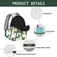thumbnail image 4 of Green Avocado Students Backpack Fresh Avocado Pattern School Bag with Avocado Lover Design, Durable and Lightweight, 4 of 5
