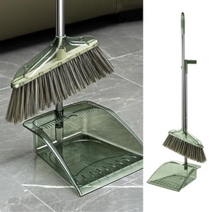 Amzcrzy Accueil et cuisine, Fournitures de nettoyage, Balayage, Ensemble de balais Transparent Soft Bristle Set de combo de balai de salle à fouetter adapté à l'intérieur et l'extérieur