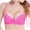 Hot Pink, variant on Womens Underwire Bralettes Push Up Demi B Cup Sexy Bras Lace Seamless Comfortable Supportive Lifting Bras Hot Pink, 34/75B