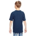 thumbnail image 2 of Hanes Nano-T Kids` T-Shirt, L, Navy, 2 of 3