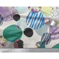 thumbnail image 2 of Soimoi Cotton Voile Fabric Texture & Colorful Dots Print Sewing Fabric Yard 56 Inch Wide, 2 of 3