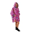 thumbnail image 2 of Hello Kitty x Friends Characters Purple Oversized Hooded Sweater, 2 of 7