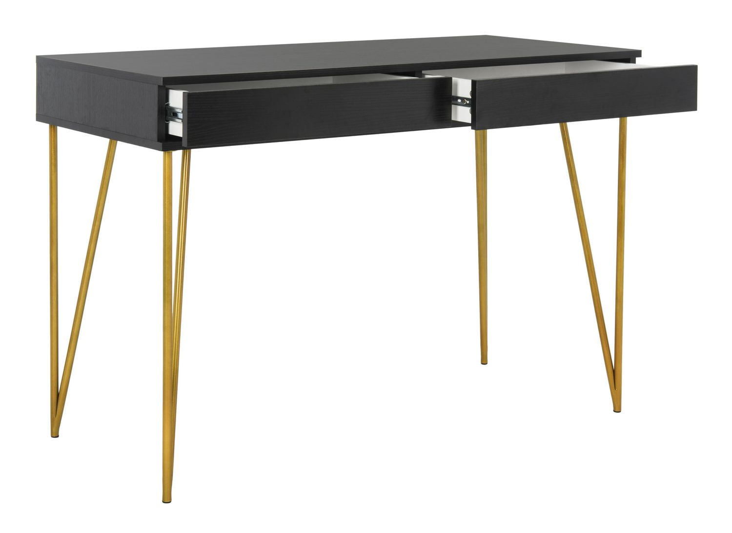 Safavieh Pine Mid-Century 2 Drawer Desk