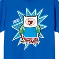 thumbnail image 2 of Adventure Time Finn Character Unisex Adult Royal Blue Short Sleeve Tee-XL, 2 of 2