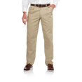thumbnail image 1 of JUNWELL Men‘s and Big Men‘s Wrinkle Resistant Pleated Twill Pants, 1 of 3