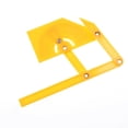 thumbnail image 4 of EGNMCR Portable 0-180 Degrees Angle Finder Plastic Protractor Goniometer Miter Gauge Angle protractor, 4 of 8