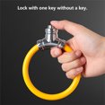 thumbnail image 4 of Kbndieu Outdoor Multifunction Lock Lock Thickened Steel Cable Lock Alloy Ring Lock Waterproof Antishear Can Be Used in Combination Antitheft Locks Outdoor Power Tools, 4 of 9