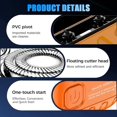 thumbnail image 4 of Portable Rotary Dual Ring Electric Shaver Black, 4 of 7