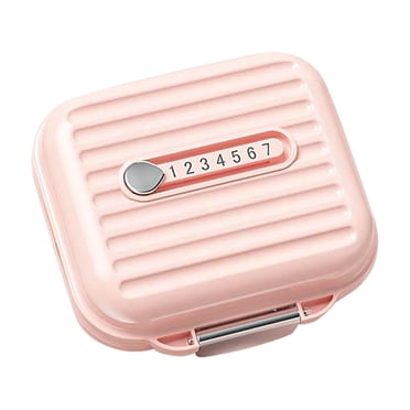 Vrorvz Organisateur Portable de Médicaments Distributeur Trois Repas Rappel Quotidien Planificateur Hebdomadaire Design Compact Pratique pour le Voyage Matériau Plastique Sûr Pratique pour Aînés et Adultes
