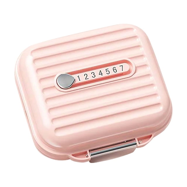 FHBVT Organisateur de Médicaments Portable Sécuritaire 7 Jours 3 Repas par Jour Boîte de Rappel de Pilules Compacte Mini Format Bonbon pour Voyage Usage Quotidien Personnes Âgées Gestion des Médicaments Petit Distributeur de Pilules Boîte de Rangement