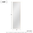 thumbnail image 4 of NeuType Full Length Floor Mirror Rectangular Gold 55"x16", 4 of 7