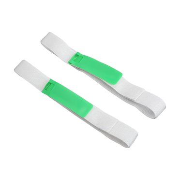Catheter Leg Support Strap, Catheter Leg Strap Elastic Fabric Green Slipless Hook and Fastener Skin Friendly for Urinary Catheter