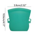thumbnail image 1 of Sacs de Rangement Alimentaires en Silicone Réutilisables Sac de Rangement en Silicone Sac Scellé pour Collations pour Enfants Sac de Conservation pour Légumes Fruits Lait Sac de Chauffage pour Congélateur Sacs en Silicone Rangement Réutilisable, 1 of 2