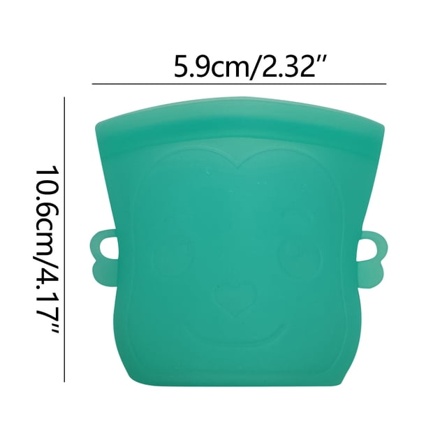 Sacs de Rangement Alimentaires en Silicone Réutilisables Sac de Rangement en Silicone Sac Scellé pour Collations pour Enfants Sac de Conservation pour Légumes Fruits Lait Sac de Chauffage pour Congélateur Sacs en Silicone Rangement Réutilisable