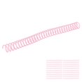thumbnail image 2 of Plastic Spiral Binding Coils 3/4in, Non Break Rust Resistant Strong Adhesion Reusable Binding Spirals  Page Turning 20Pcs  For A4 A5 Notebook For Students Pink, 2 of 8