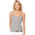 thumbnail image 1 of Hanes Camisole en Coton Extensible pour Femmes avec Soutien-Gorge Intégré, m, Gris Chiné, 1 of 5