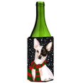 thumbnail image 1 of Snowy Chihuahua Wine Bottle Can cooler Hugger, 1 of 1