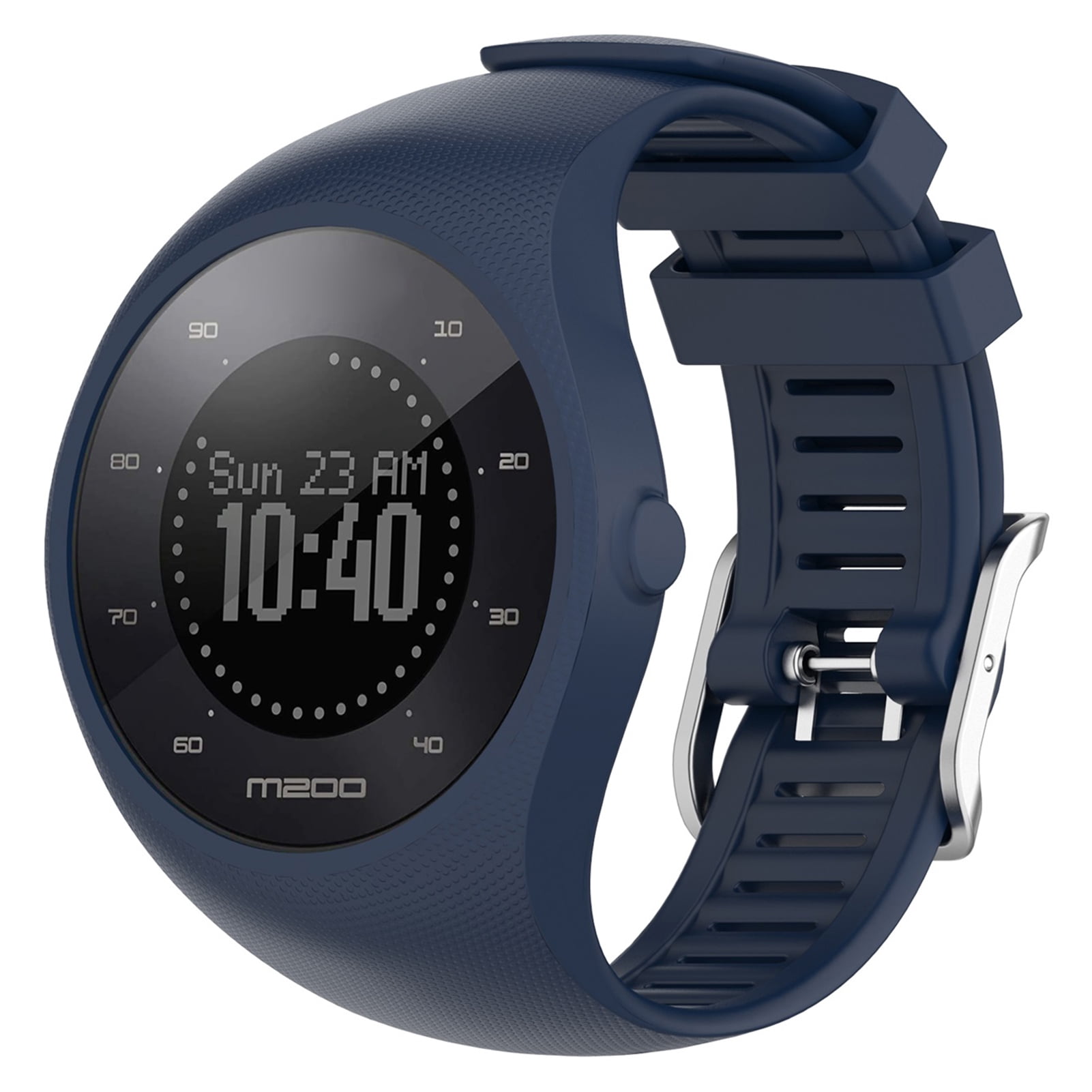 Silicone Replacement Watch Strap Soft Sport Bracelet for Polar M200