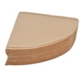 thumbnail image 3 of Coffee Strainer Paper, High Density Disposable Natural Wood Pulp Filter Paper  For Kitchen For Restaurant For Coffee Shop For 2-4 Cups V Shape,Fan Shape, 3 of 8