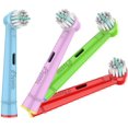 thumbnail image 3 of 4 Pack Kids Toothbrush Heads Compatible With Oral B Children Toothbrushes -Bomveson, 3 of 4