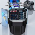 thumbnail image 4 of Chmadoxn Intelligent Digital Display Car Mounted Cup Type Inverter Converter 12v24v Power Supply To Power Car 220v Multifunctional Socket Car Inverter Smart socket, 4 of 8