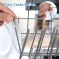 thumbnail image 4 of 100 PCS Dishwasher Rack Repair Kit, Universal Tine Prong Repair End Cover Caps, 1 inch Round Tips (Grey), 4 of 7