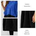thumbnail image 2 of Surf Poncho Towel, Change Robe Batwing Sleeve Warm Loose Type  For Gift Blue Black M, 2 of 6