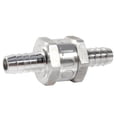 thumbnail image 2 of Aluminum One Way Petrol Silver Check Valve, Automobile Check Valve, For Low Pressure Fuel Systems Carburetors, 2 of 5