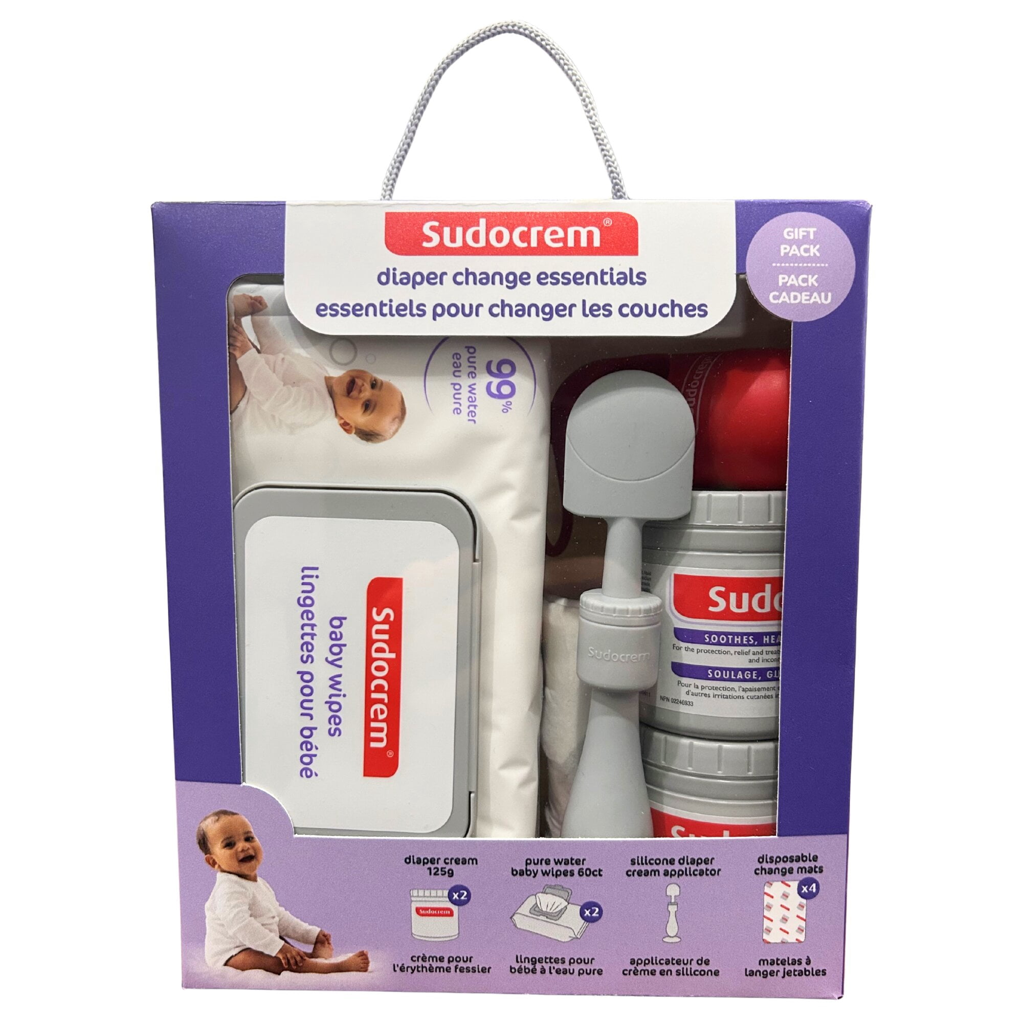 Sudocrem® Diaper Change Gift Set - 2x 60 Count Wipes | 2x 125 Gram